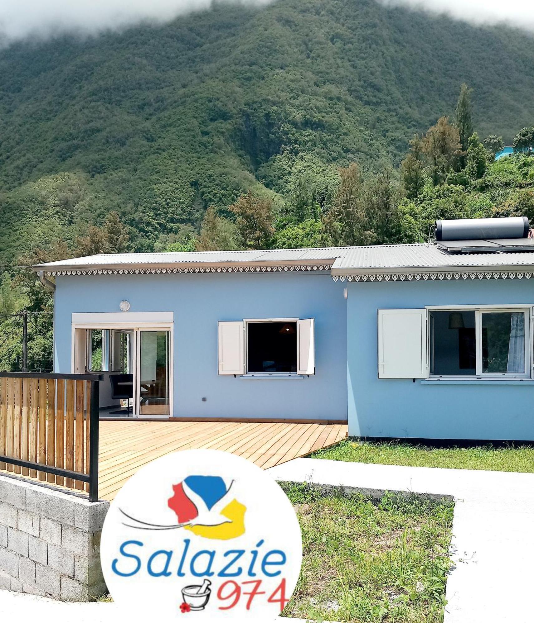 Ti Kaz Salazie Villa Bagian luar foto